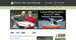 Desktop Screenshot of glacierbaysportfishing.com