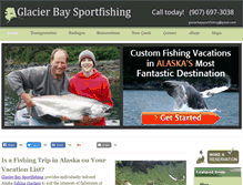 Tablet Screenshot of glacierbaysportfishing.com
